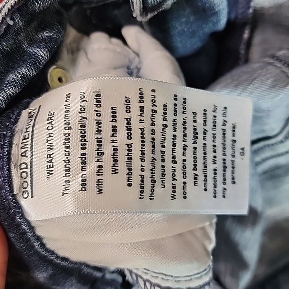Good American Two Tone Jeans Sz 4/27 - Picture 7 of 10